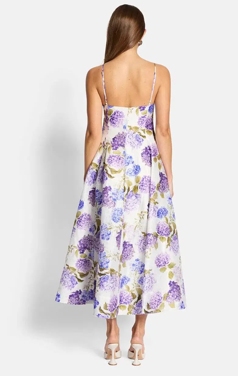 Sofia The Label Evie Midi Dress in Hydrangea Size 8 photo 3
