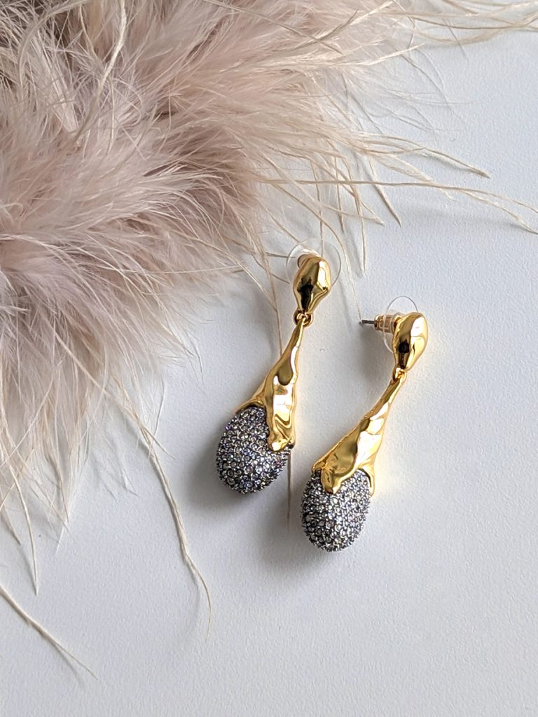 Alexis Bittar Solanales Crystal Teardrop Earrings photo 2
