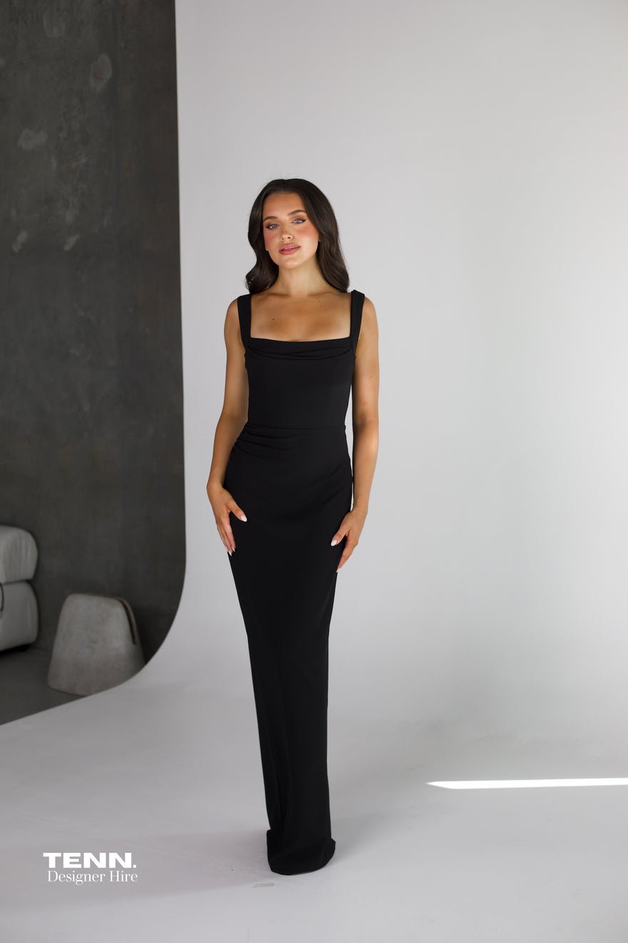 Effie Kats Marbella Gown - Black photo 3