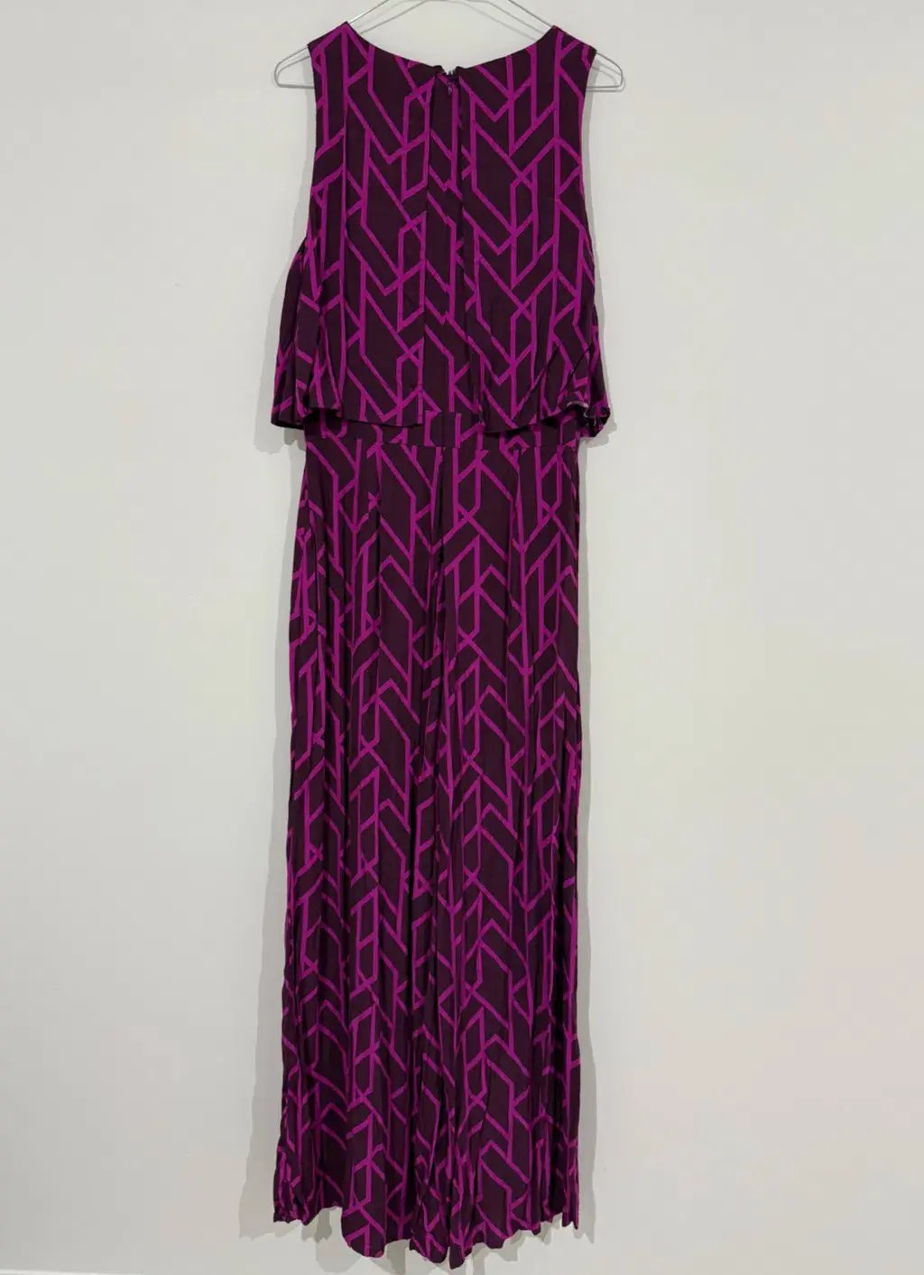 Mister Zimi Charlie Jumpsuit Pink Purple Morado Size 10 photo 3
