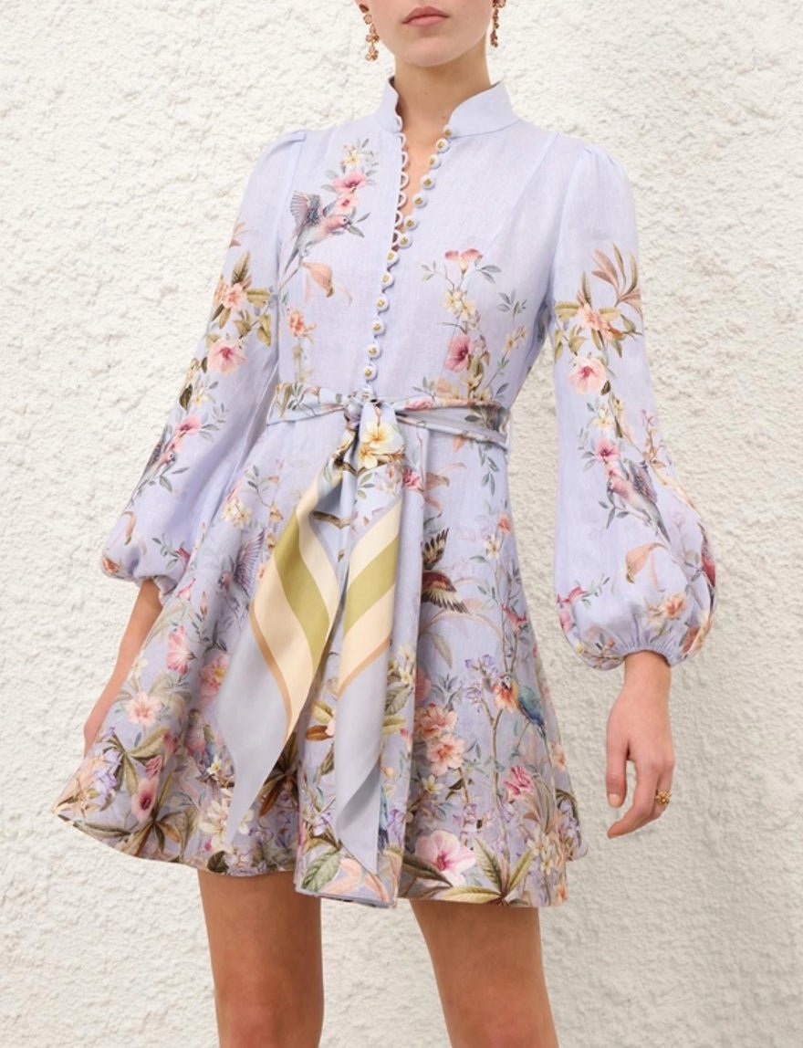 Zimmermann Rebellion Button Mini Dress photo 4