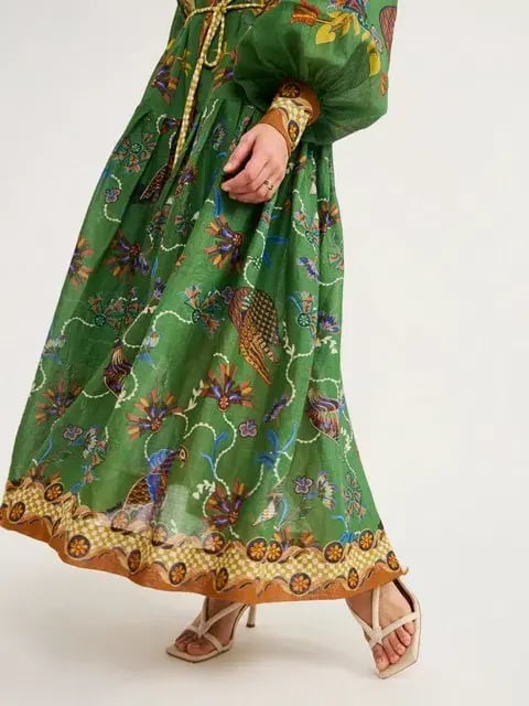 ALEMAIS Birdie Shirtdress in Jade Size 10 AU photo 7