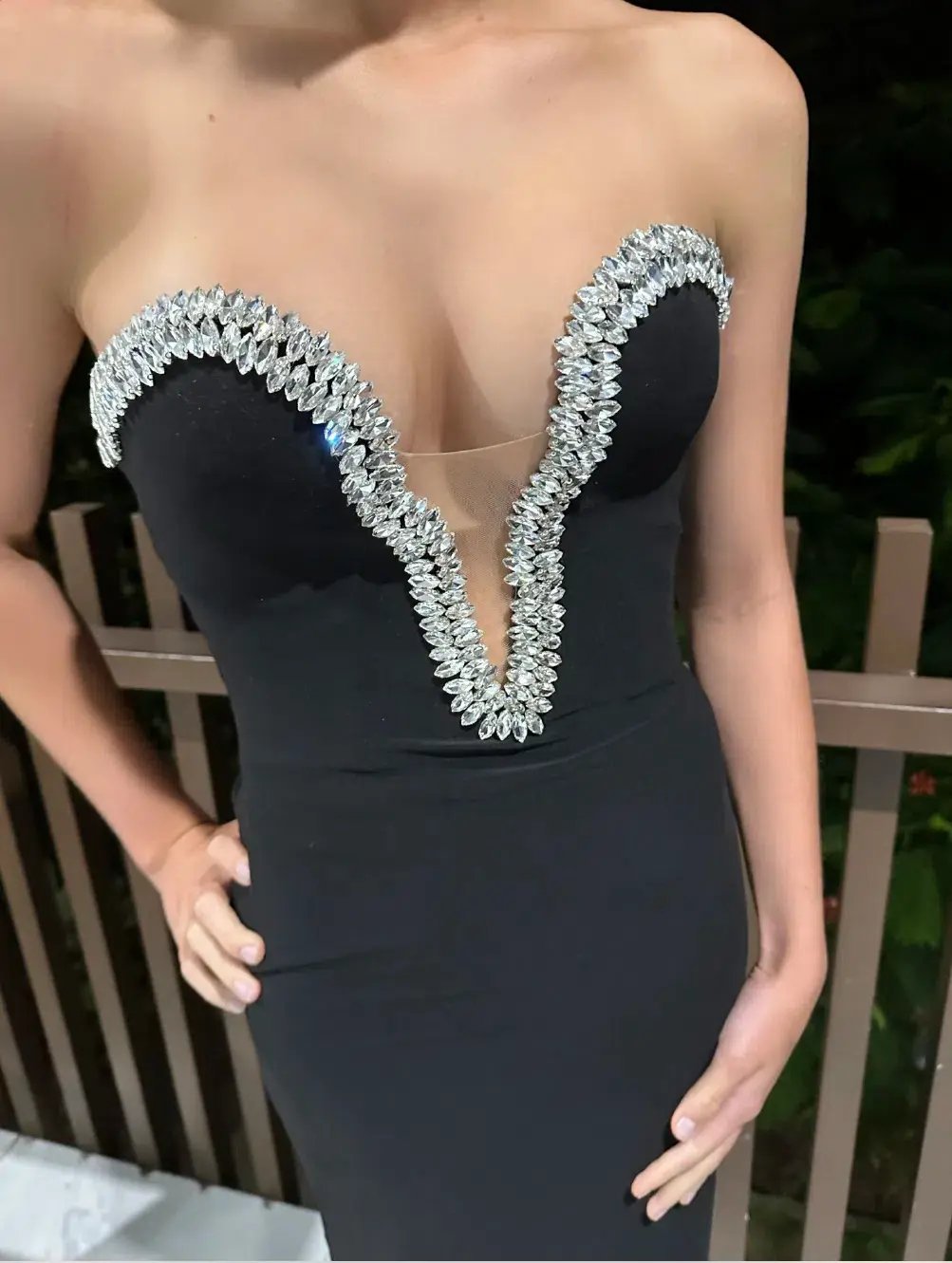 Albina Dyla Classica Gown Black Size 8 photo 6