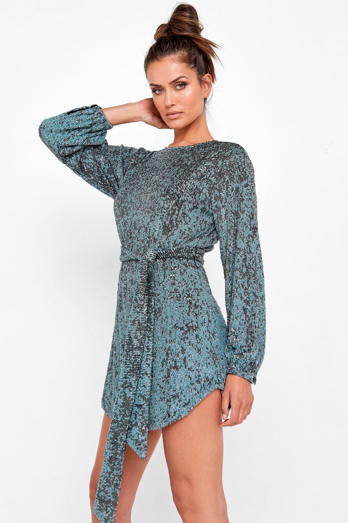 Mossman Night Fever Tie Dress Size 14 photo 4