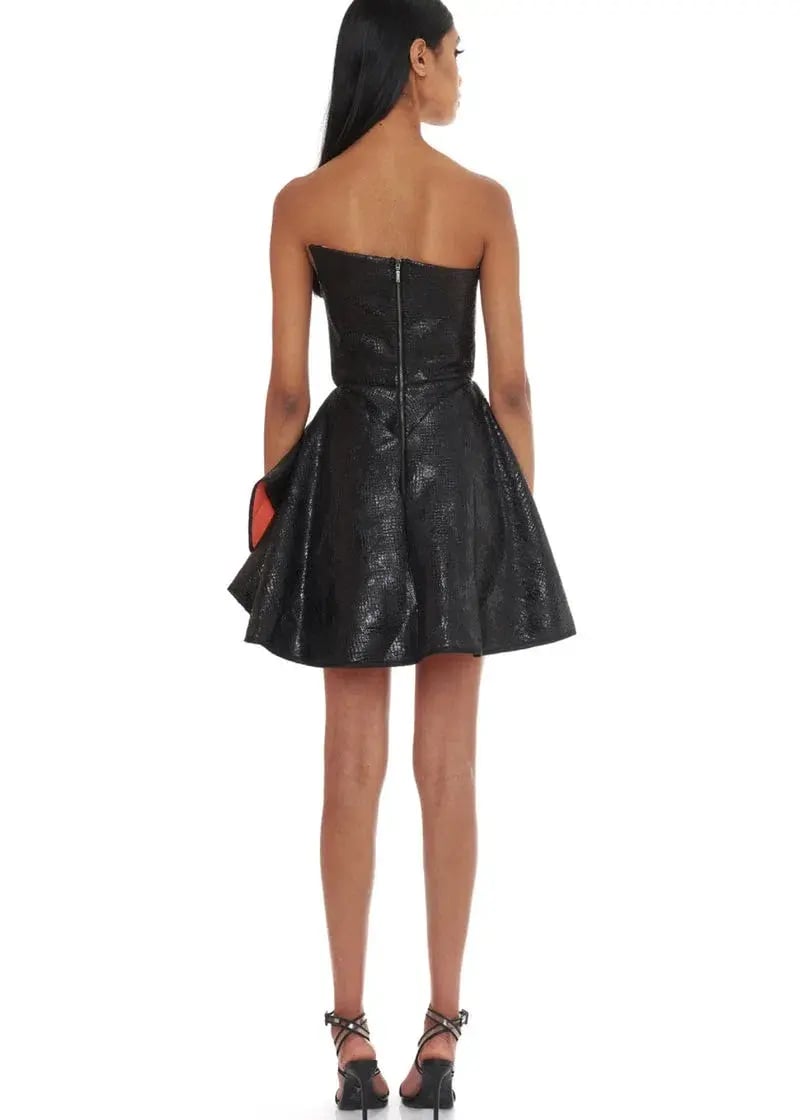 Eliya the Label Emma Mini Dress Black Size S/Au 8 photo 3