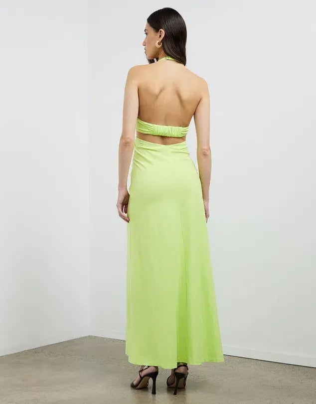 Camila and Marc Zandar Maxi Dress Apple Sorbet Size 6 photo 3