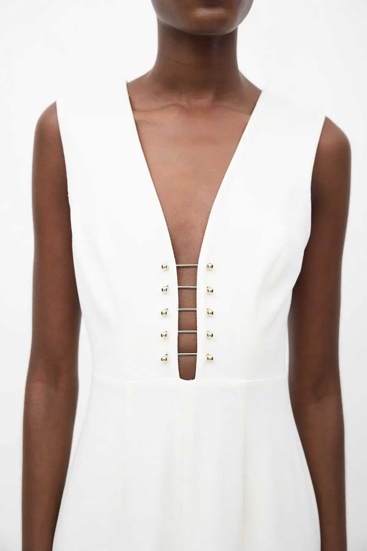 Zimmermann Baton Jumpsuit Pearl Size 8 photo 4