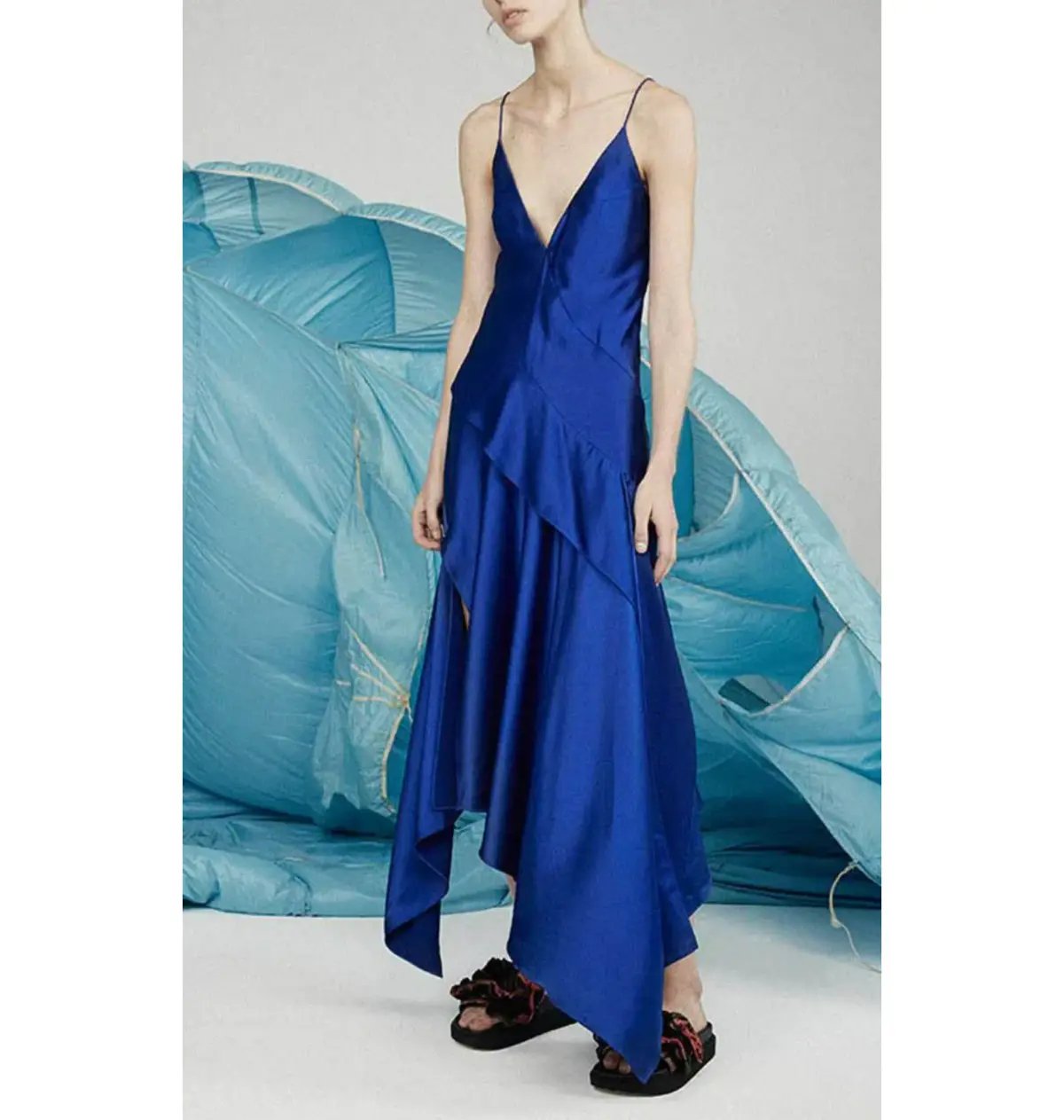 Acler Harrow Dress Ultramarine Blue Size AU 12 photo 2
