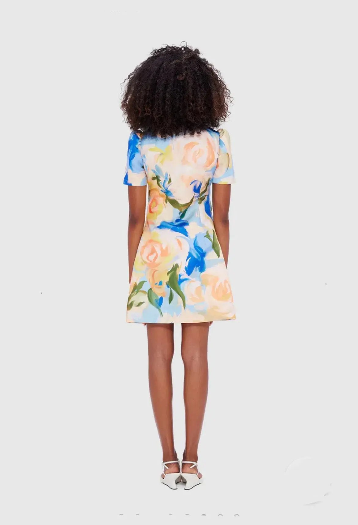 Leo Lin Brooke Mini Dress Print Size 12 photo 3
