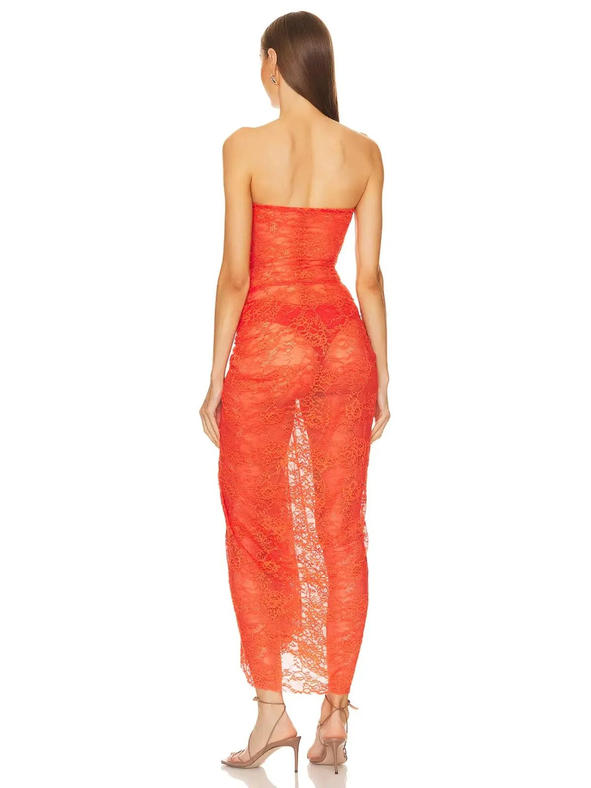 Natalie Rolt Naomi Dress Tangerine Size 1 / AU 8 photo 5