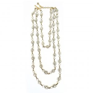 Oscar De La Renta Oscar De La Renta 3-Strand Crystal Necklace photo 4