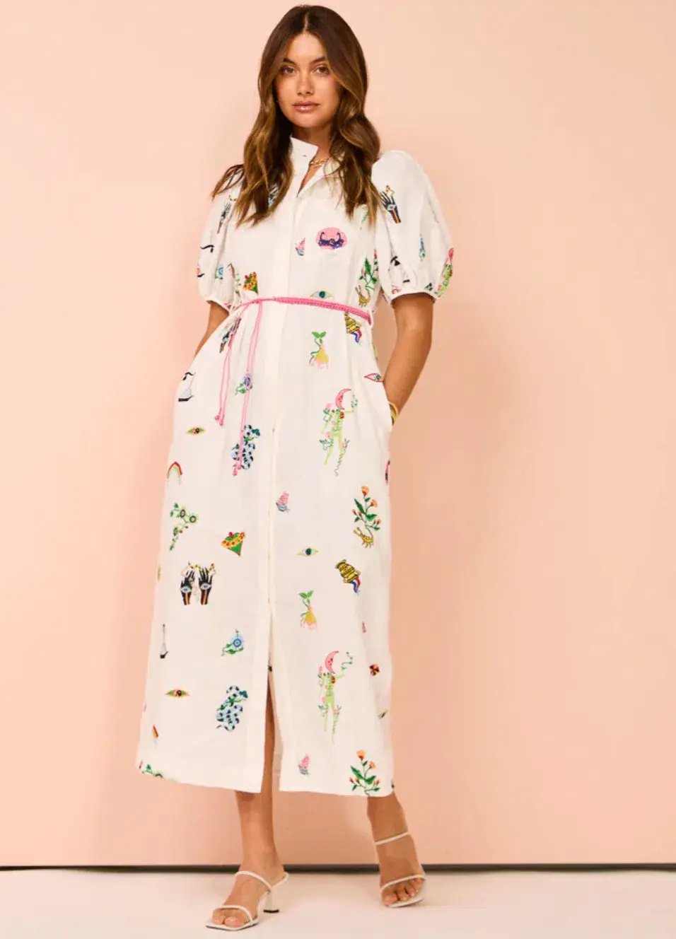 Alemais Atticus Shirt Dress Print Size 10 photo 4