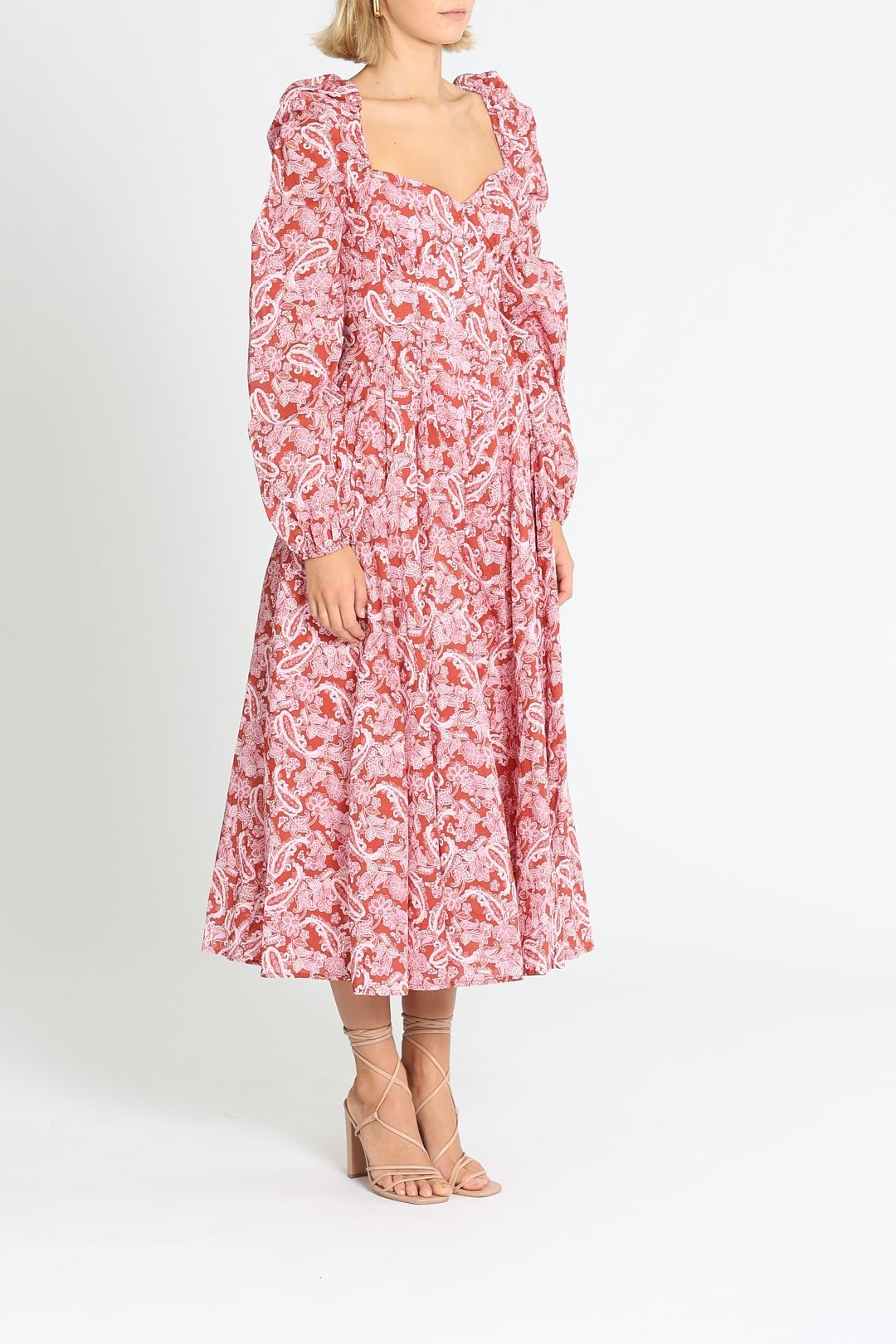 Esme Dress - Chestnut Paisley photo 2