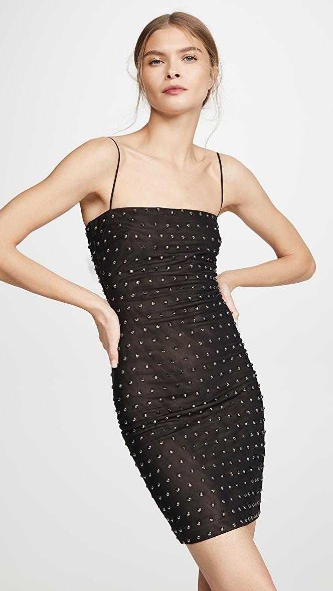 Misha Halsey Mini Dress Black Size 6 photo 2