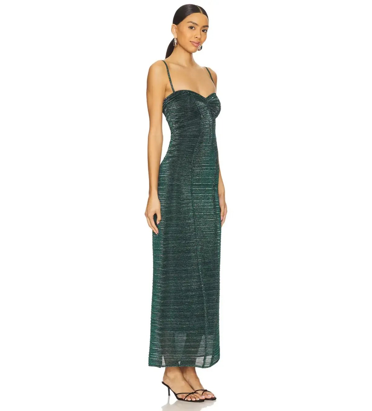 Georgia Hardinge Element Maxi Dress Bottle Green Size AU 10 photo 2