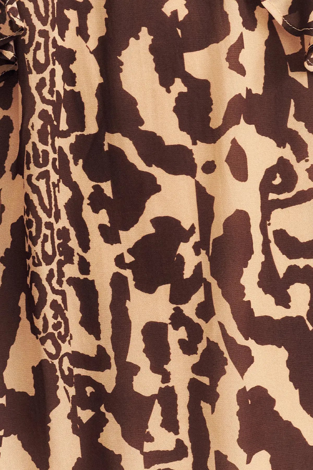 Shona Joy Goldie Tiered Mini Dress in Animal Effect Size XL / 14 photo 5