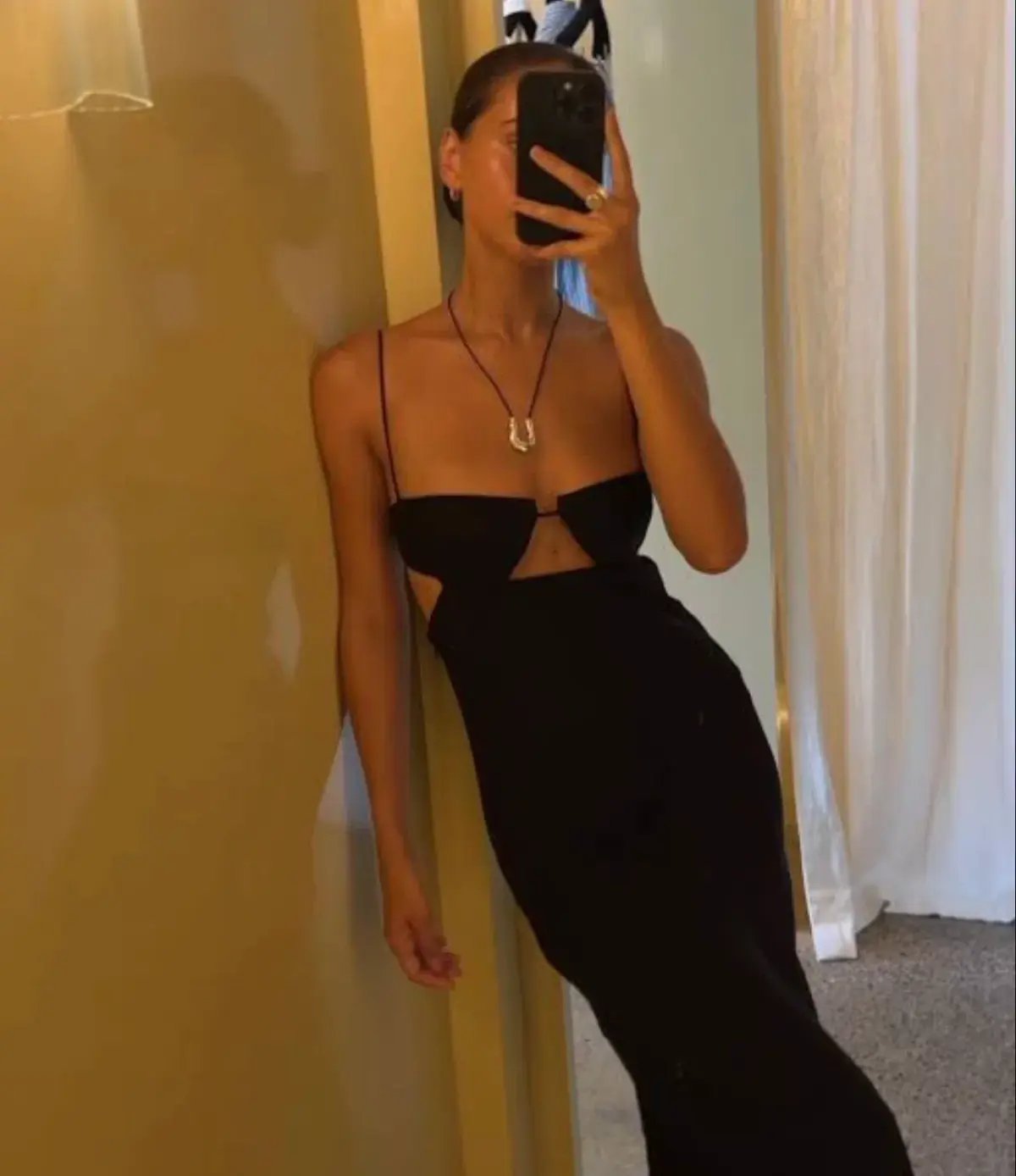 St-Agni Resort Dress Black Size 8 photo 3