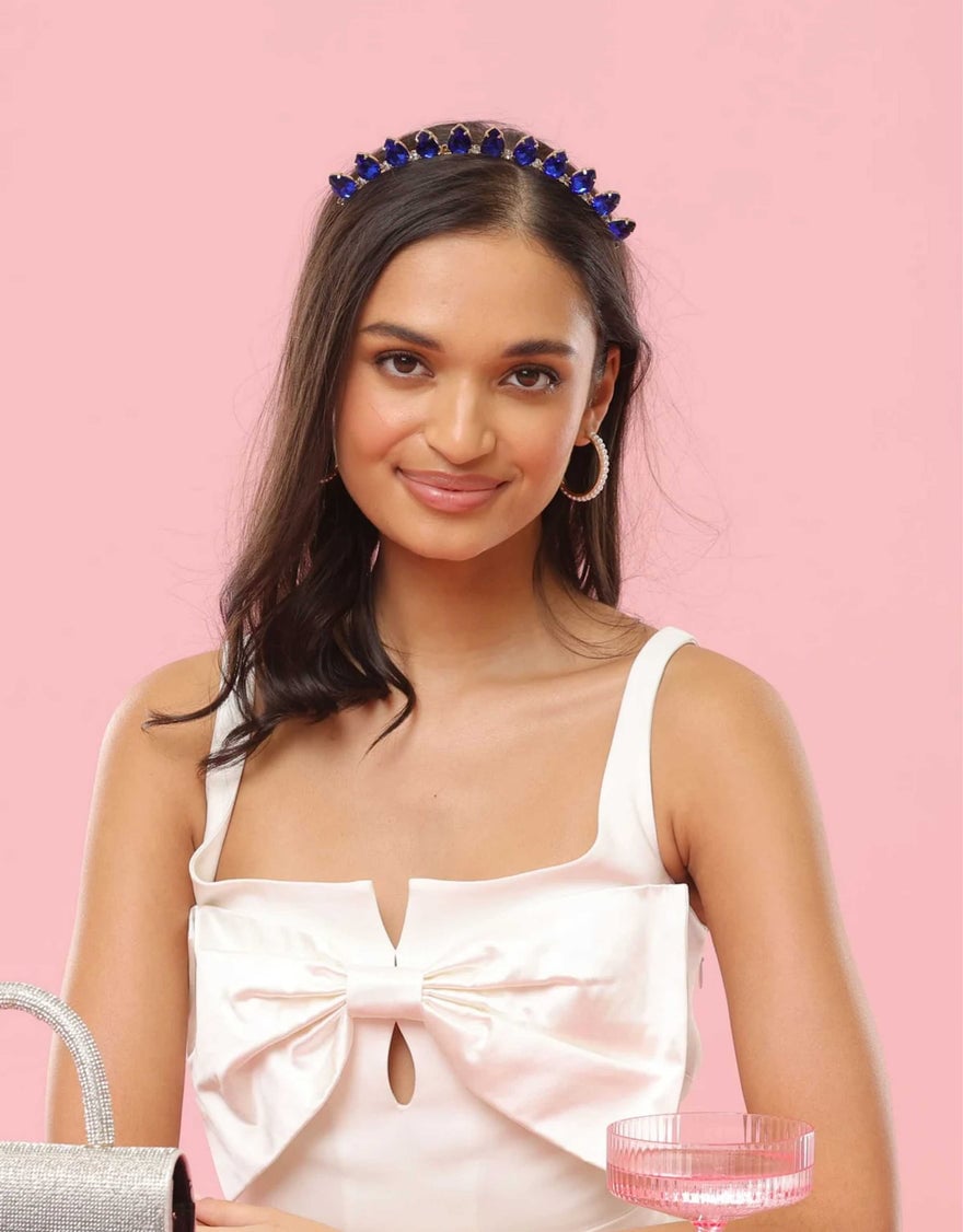 Morgan & Taylor Raye Headband, Blue photo 4