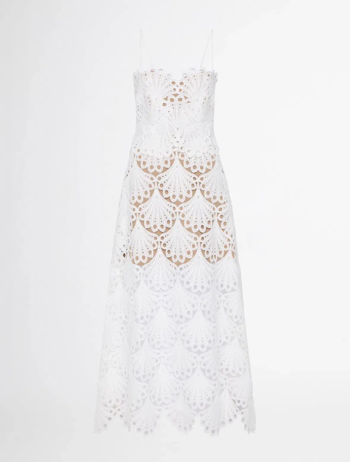 Sheike Ella Lace Maxi Dress White / Ivory Size 12 photo 3