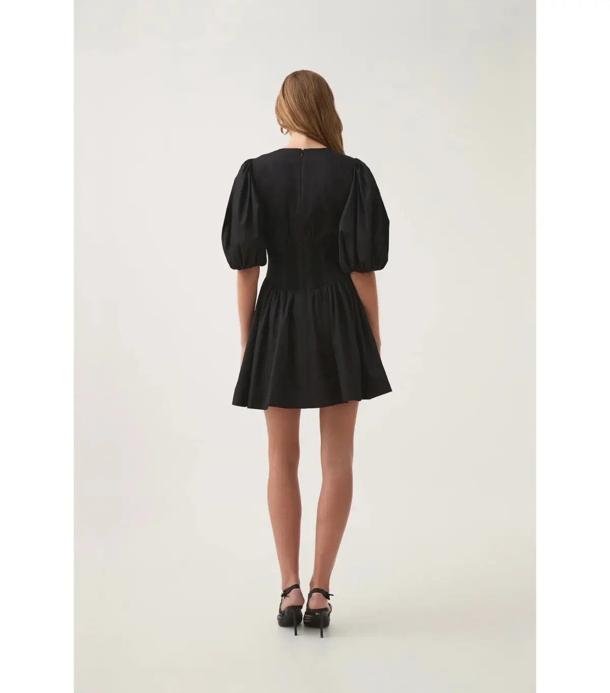 Aje Billie Corded Mini Dress Black Size AU 10 photo 4