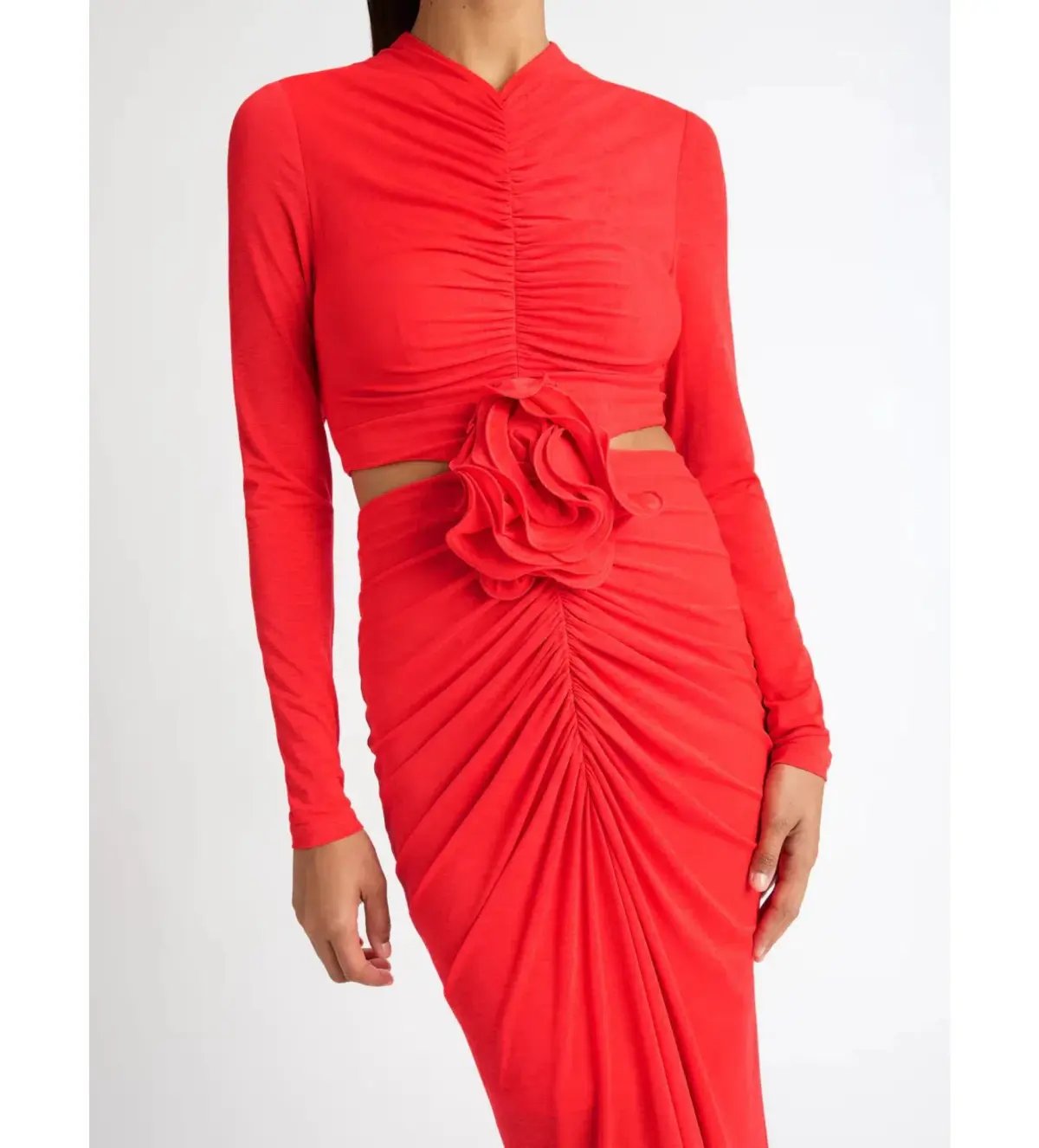 Sheike Signature Maxi Dress Red Size 6 photo 2
