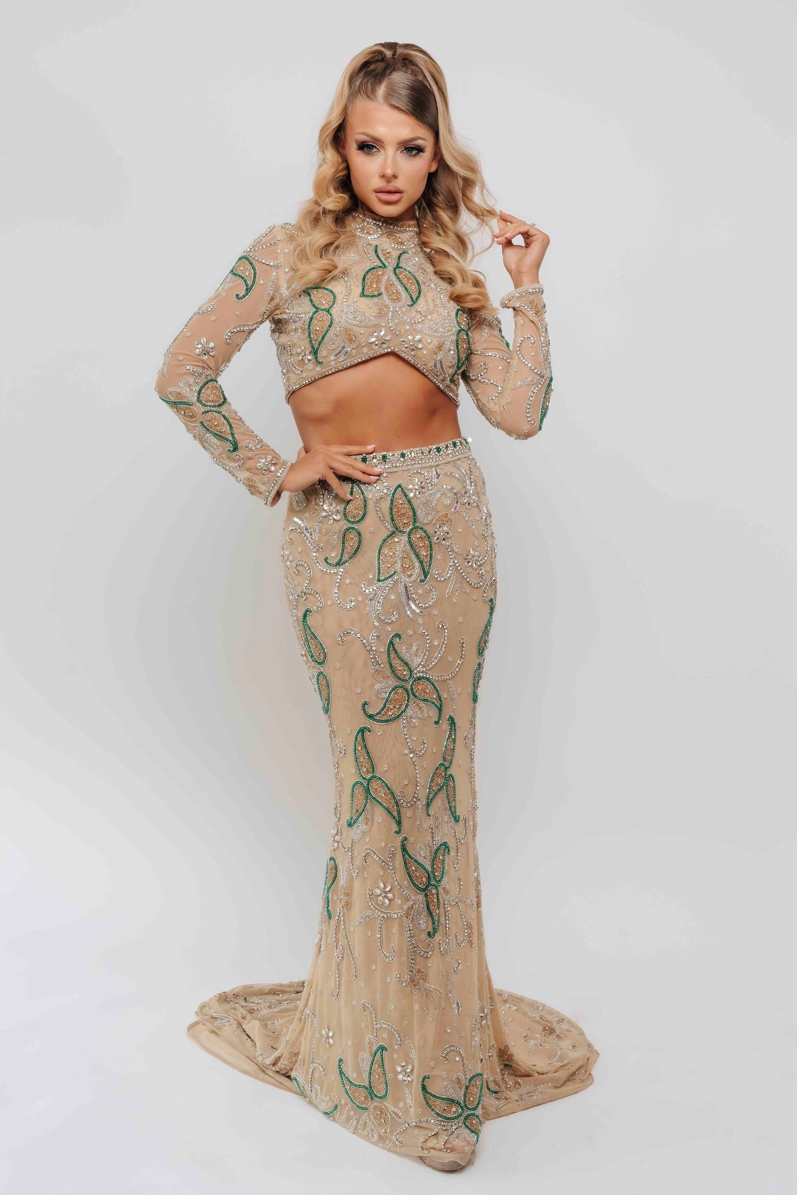SCARLETTE 2PC BY MY SECRET WARDROBE EMERALD photo 4