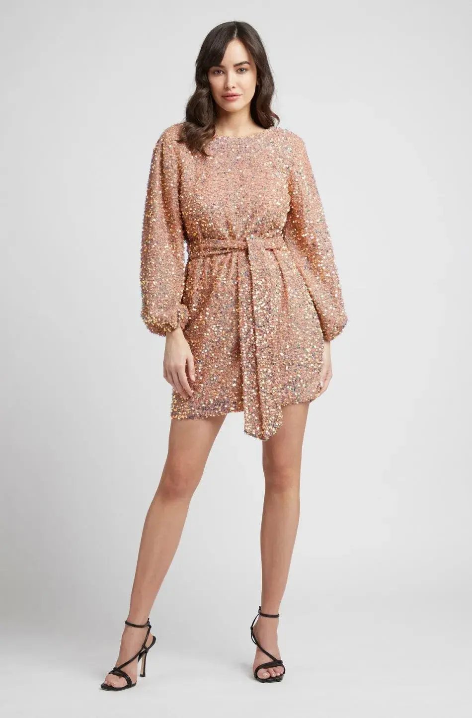 Sheike Xanadu Dress Gold Size AU 8 photo 3