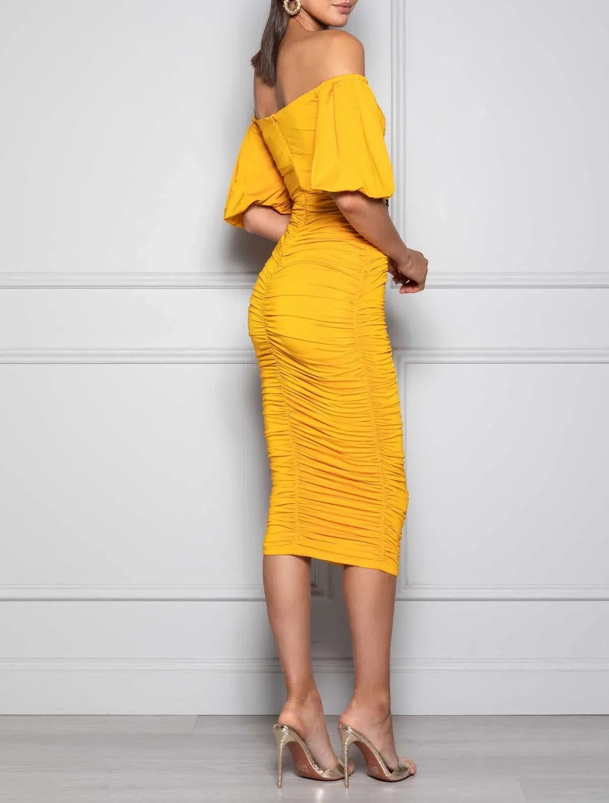 Elle Zeitoune Narina Sunflower Yellow Size 10 photo 2