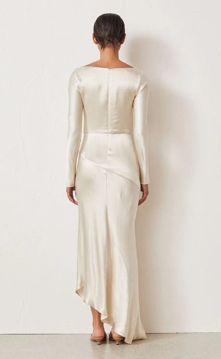 Bec & Bridge Frederic Long Sleeve Dress Oyster Size 6 photo 3