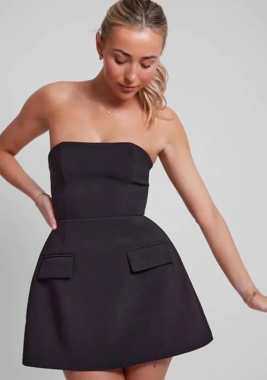 Odd Muse The Ultimate Muse Strapless Mini Dress Black Size S / AU 8 photo 2