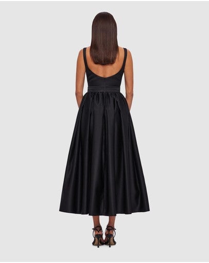 Leo Lin Colleen Midi Dress -  Ebony photo 3