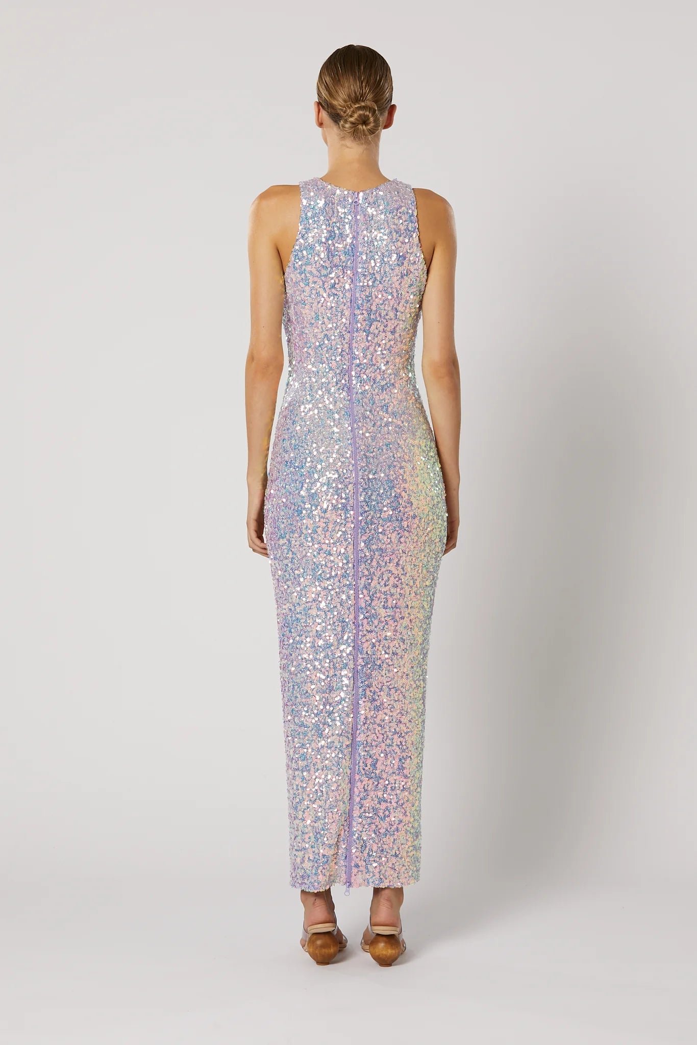 WINONA ALANI ZIP BACK DRESS - PURPLE MULTI photo 6
