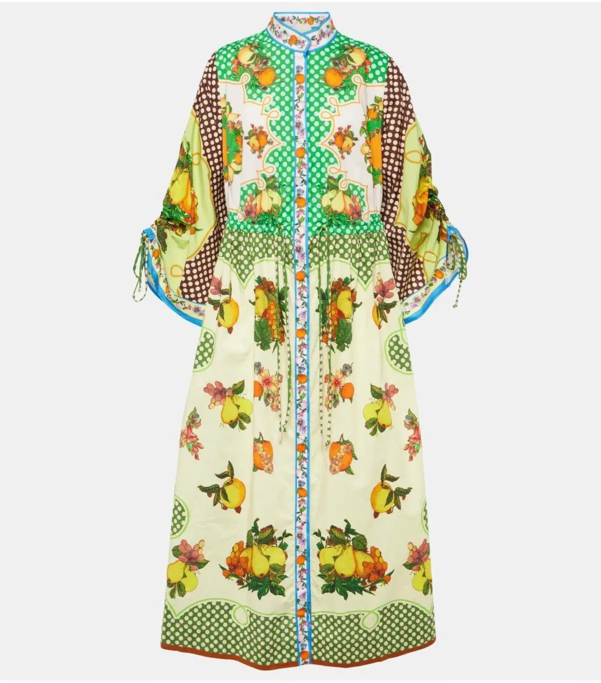 Alemais Lemonis Midi Shirt Dress Multi Size AU 14 photo 6