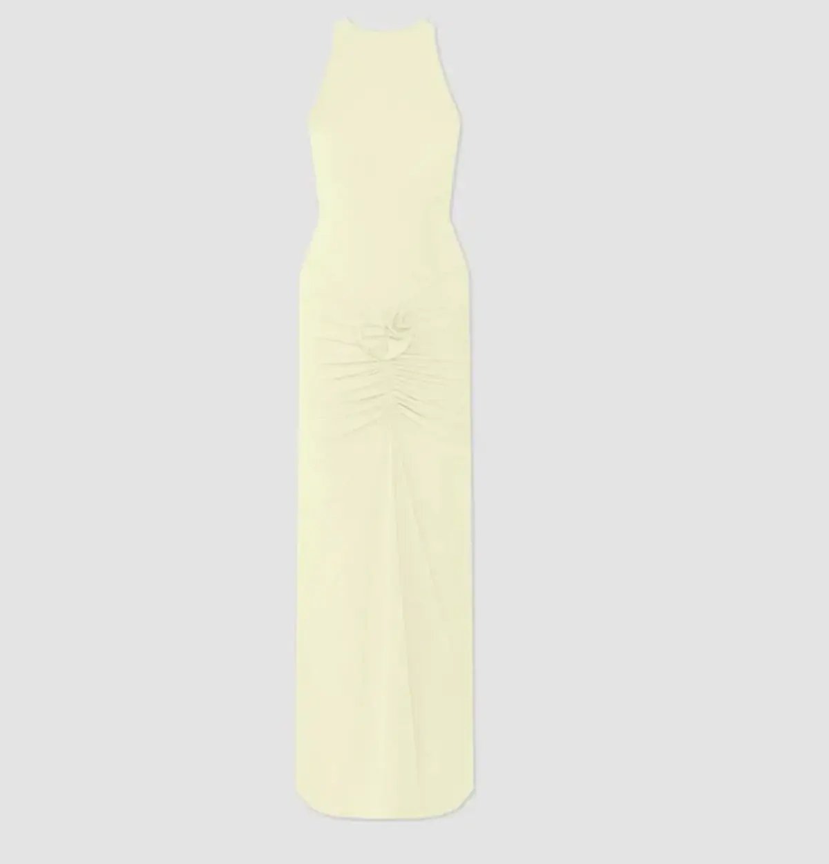 Maygel Coronel Vanilla Alquimia Midi Dress Yellow Size 6/XS photo 3