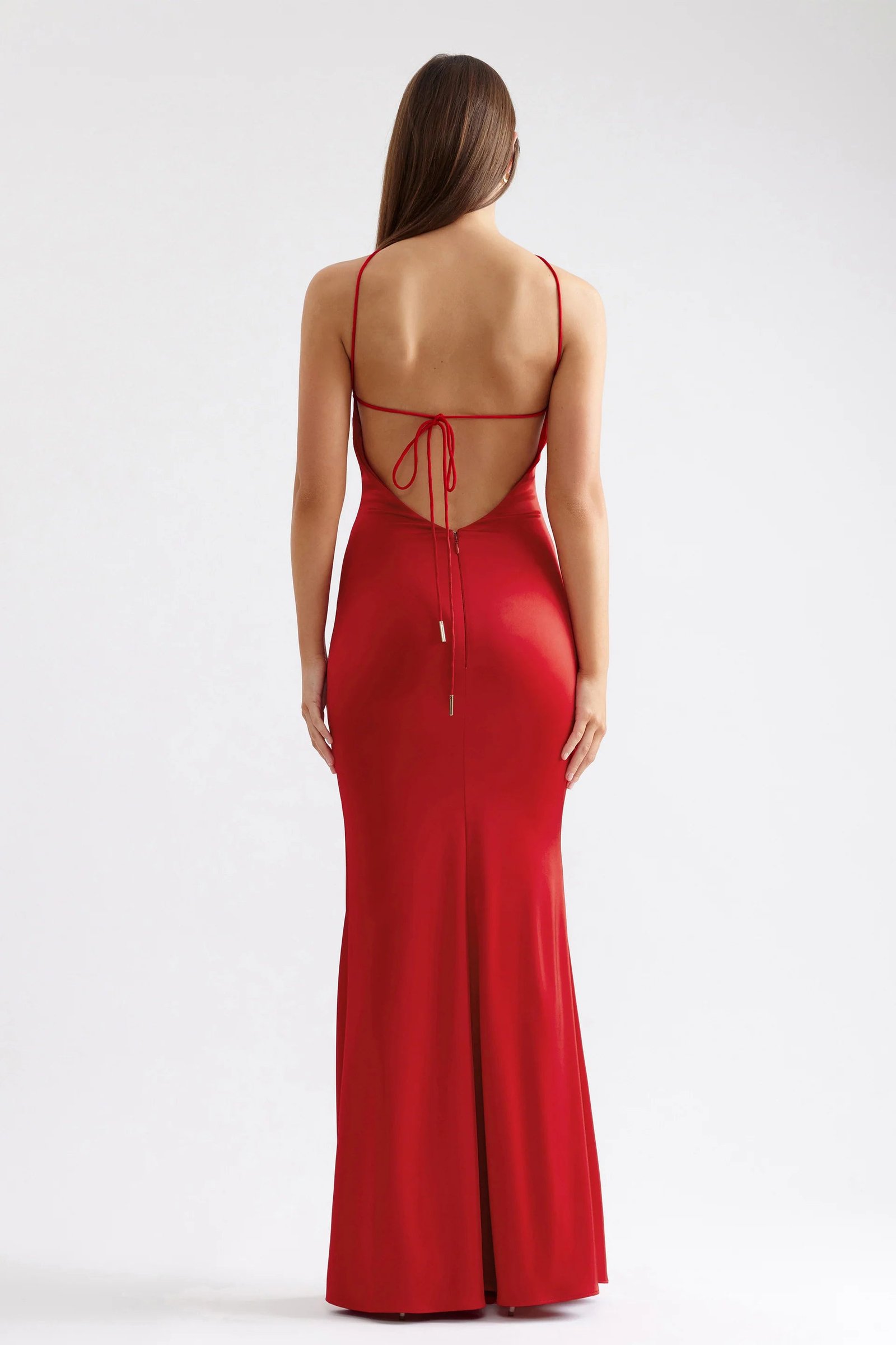 LEXI CLAUDETTE DRESS - SCARLET photo 4