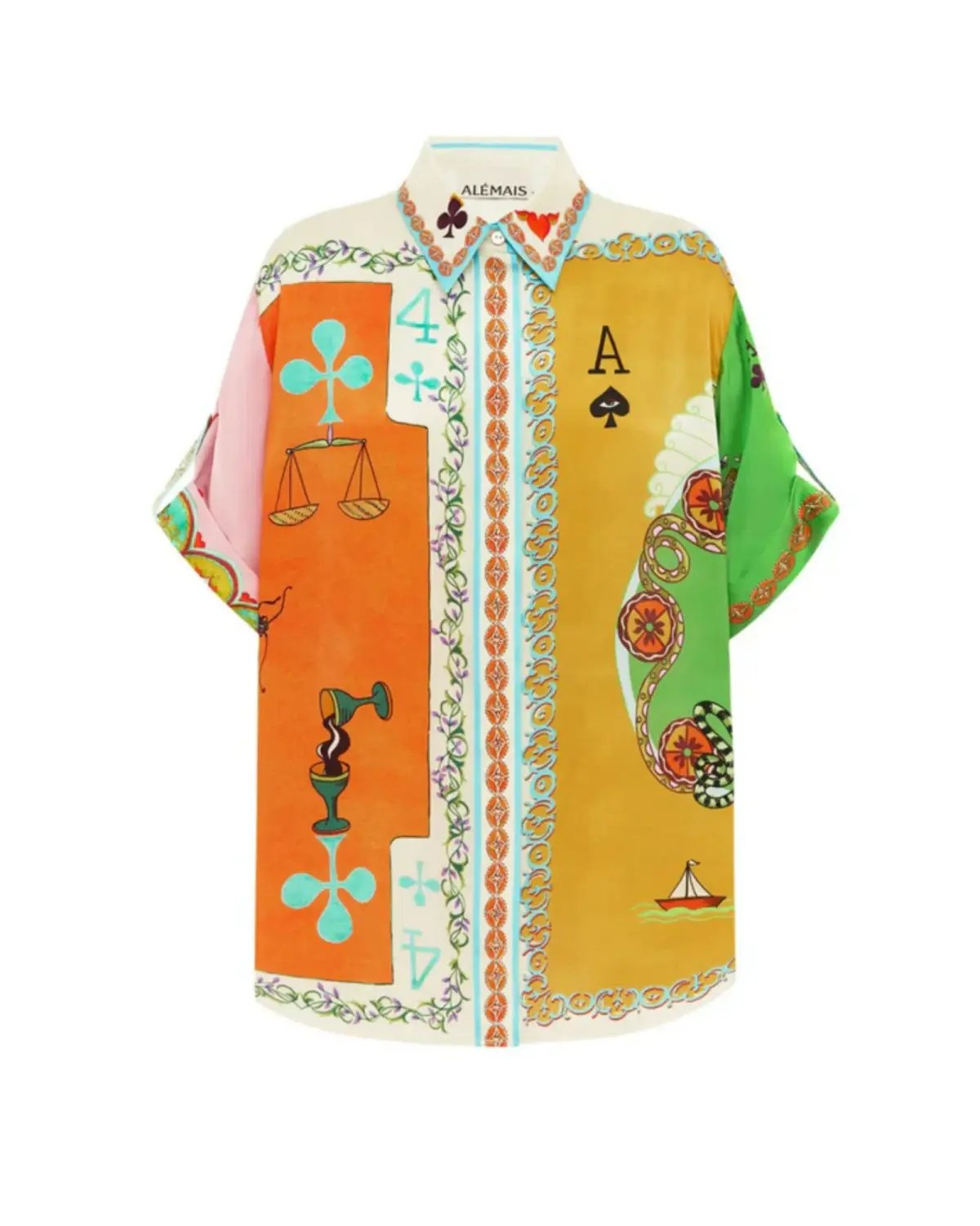 Alemais Rummy Shirt and Pant Set Multi Size AU 16 photo 4