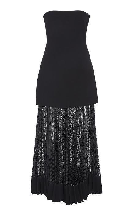 Dion Lee Net Pleat Dress Black Size 10 photo 2