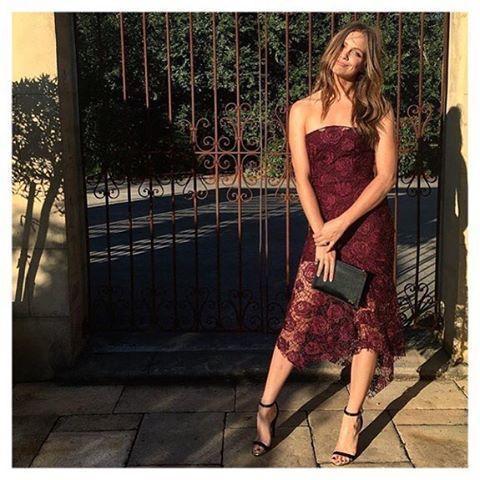 Manning Cartell Rambling Ros Strapless Midi Dress photo 3