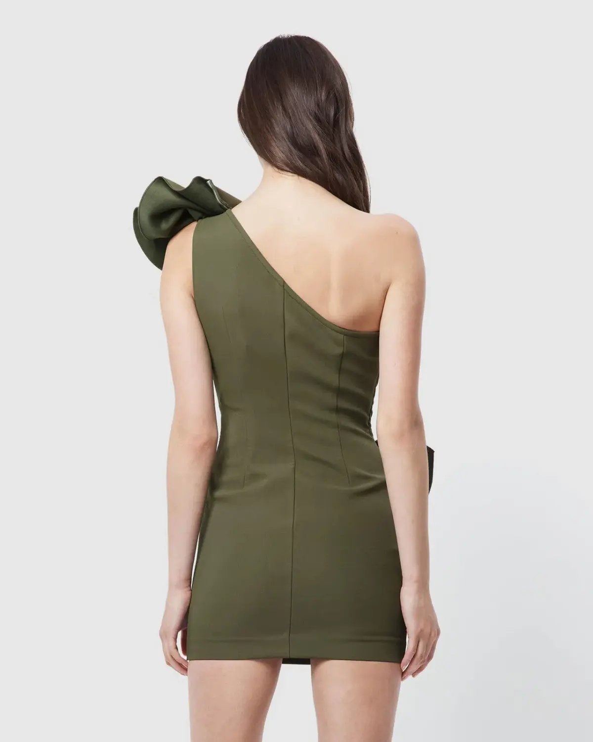 Mossman Cosmic Mini Dress Khaki Size 6 photo 3