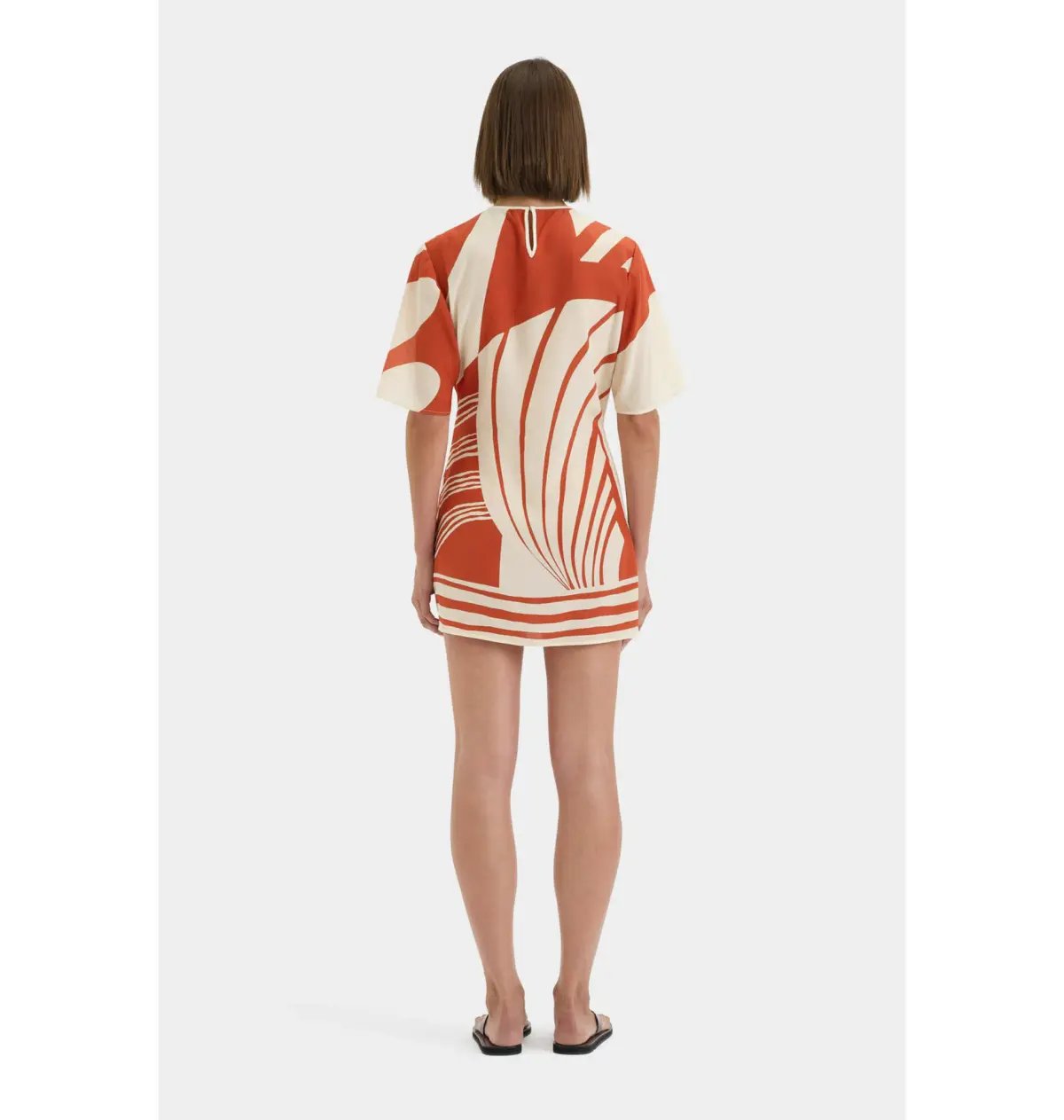 Sir The Label Calla Mini Dress in Hibiscus Stripe Size 1 / AU 8 photo 5