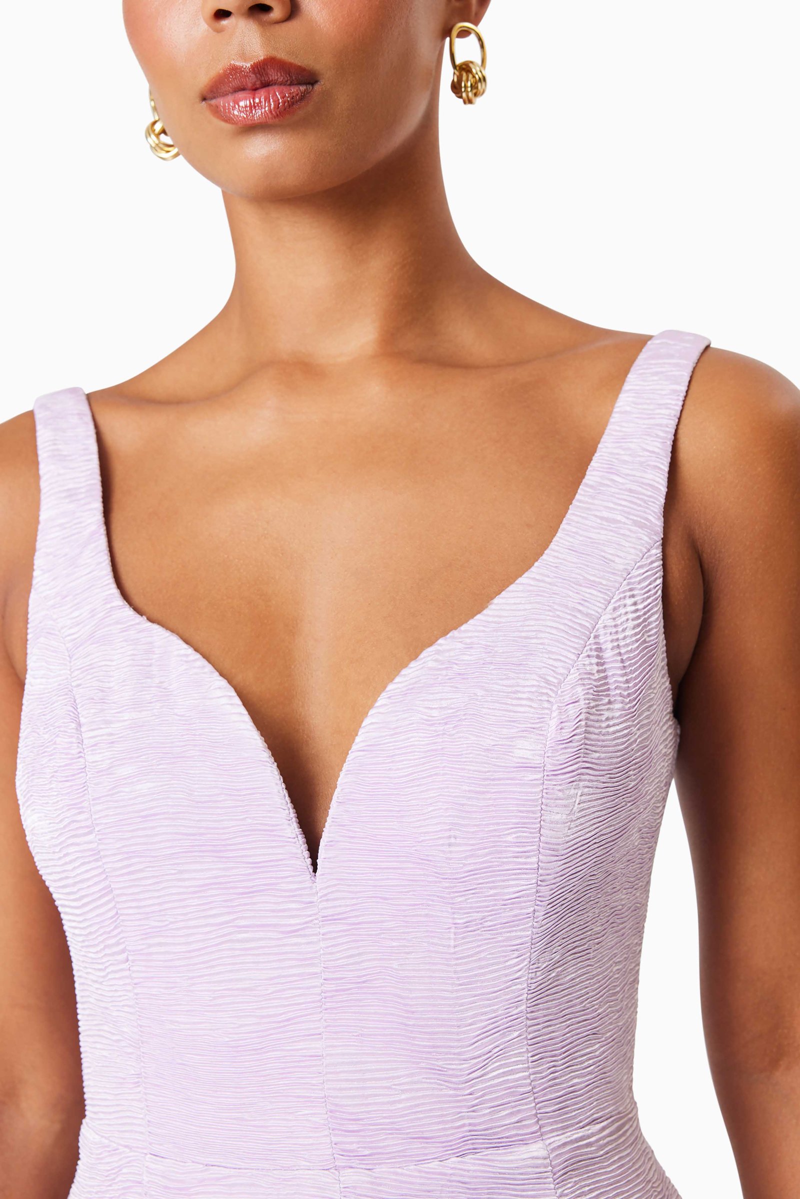 ELLIATT DASHER MIDI DRESS - LILAC photo 6