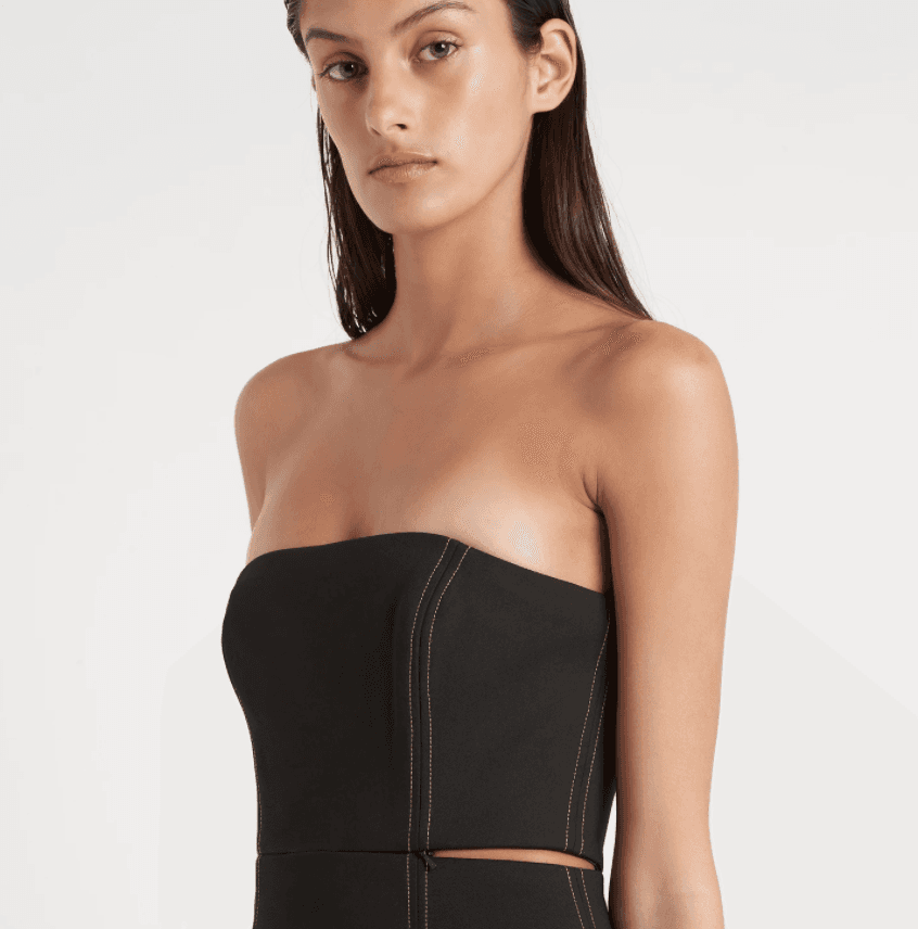 Sir The Label Ante Strapless Mini Dress Black | AU 8 photo 2