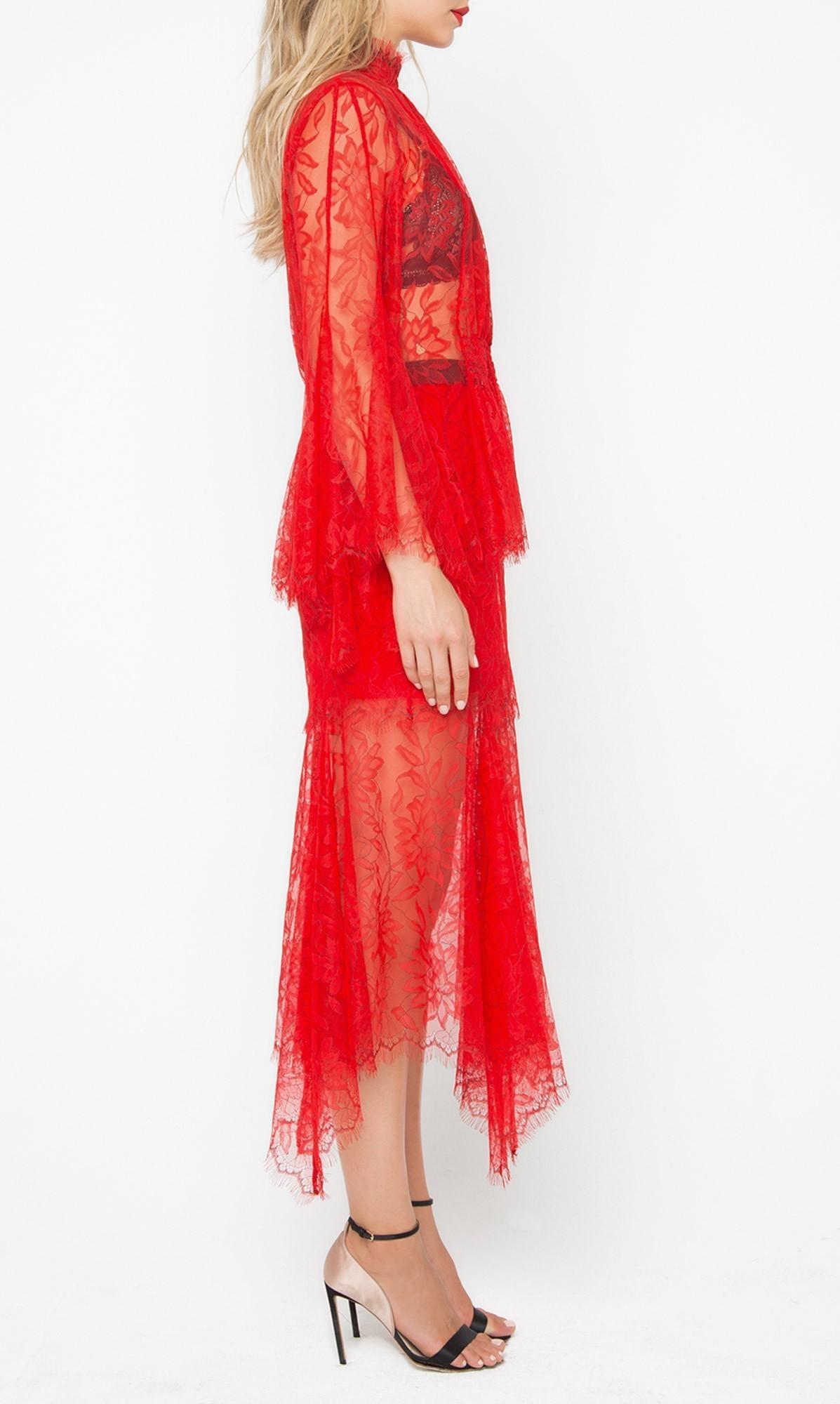 Alice McCall Red Love Myself Top & Skirt size 8 photo 3