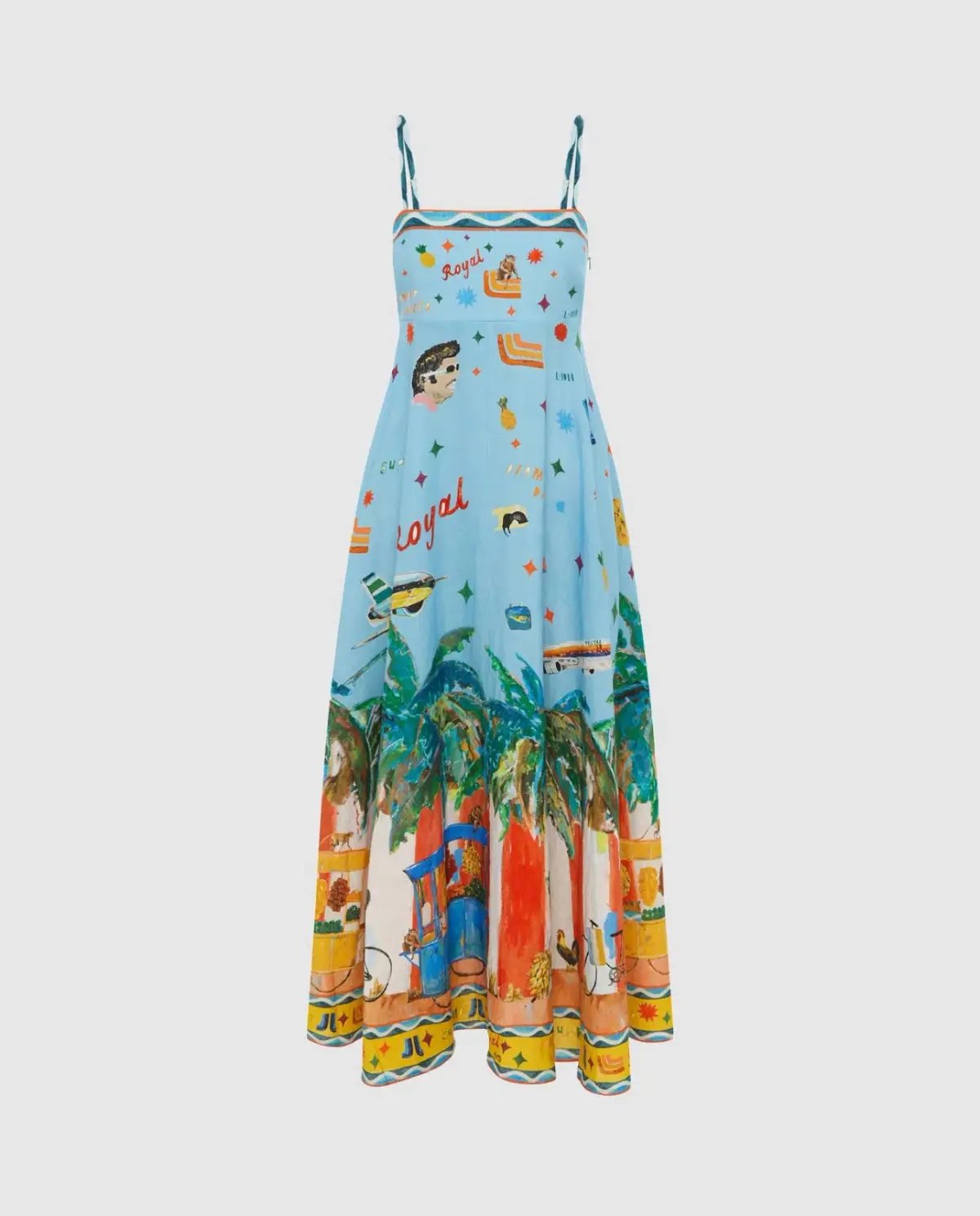 Alemais  All Aboard Sundress Print Size 10 photo 4