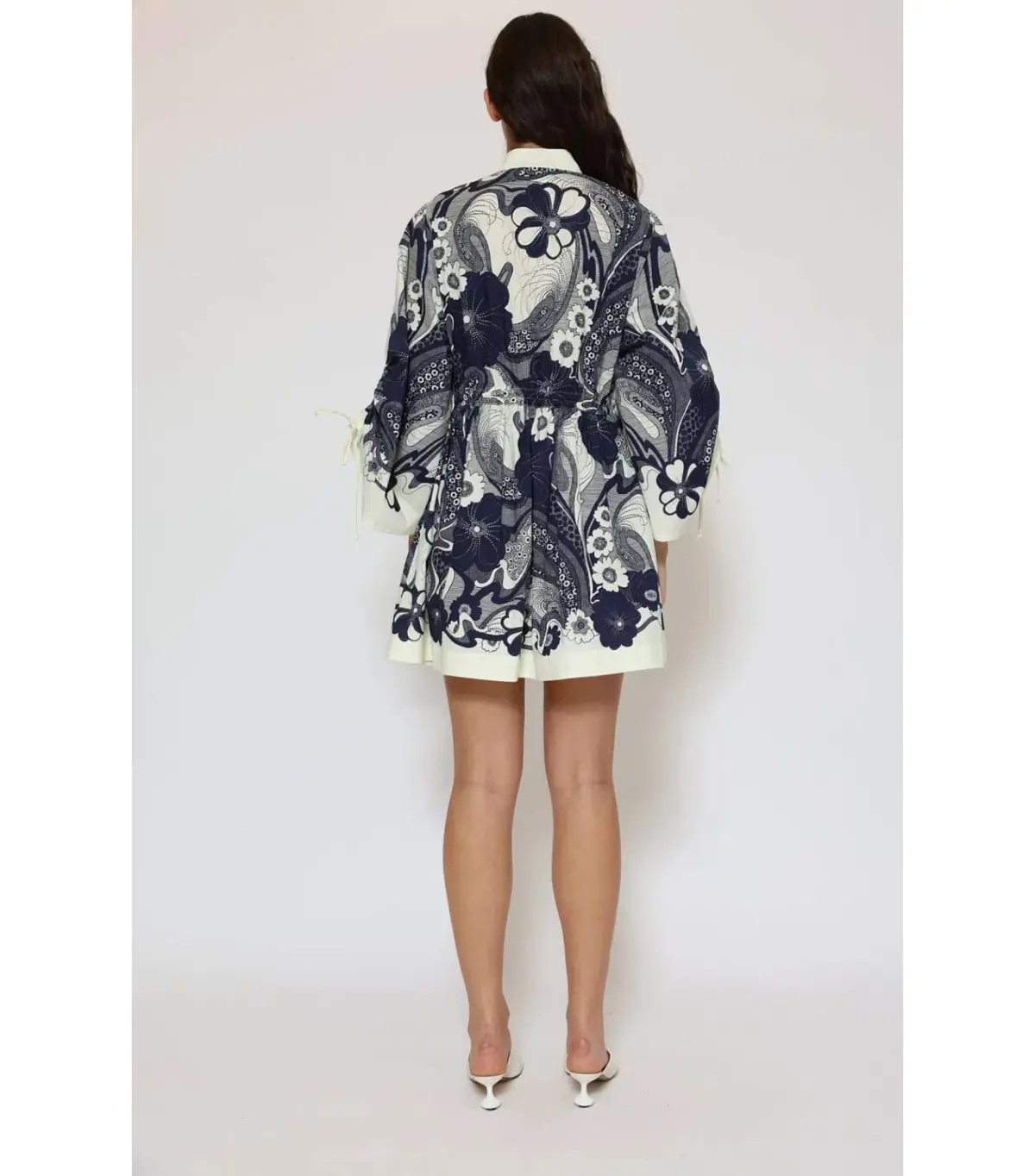 Alemais Mickey Mini Dress in Black/White Size AU 8 photo 3
