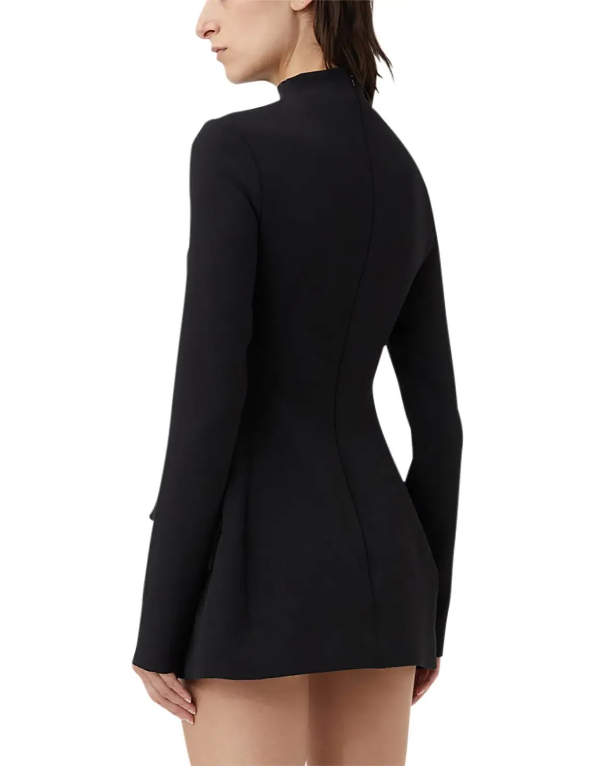 Camilla & Marc Ilona Long Sleeve Mini Dress Black Size 6 photo 3