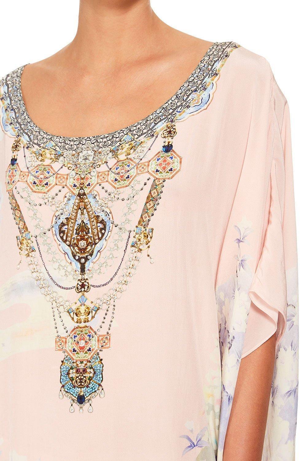 Camilla Harajuku Heiress Round Neck Kaftan Floral One Size photo 8