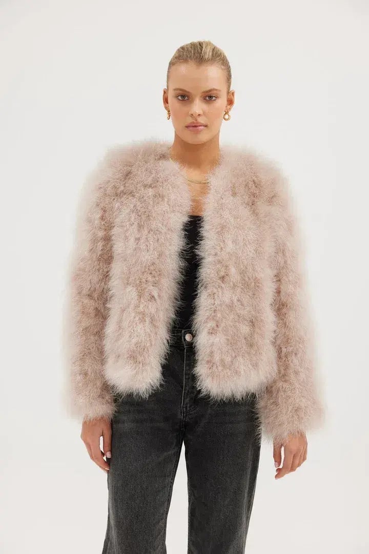 Bubish Luxe Scarlett Jacket Blush Size 8 photo 3