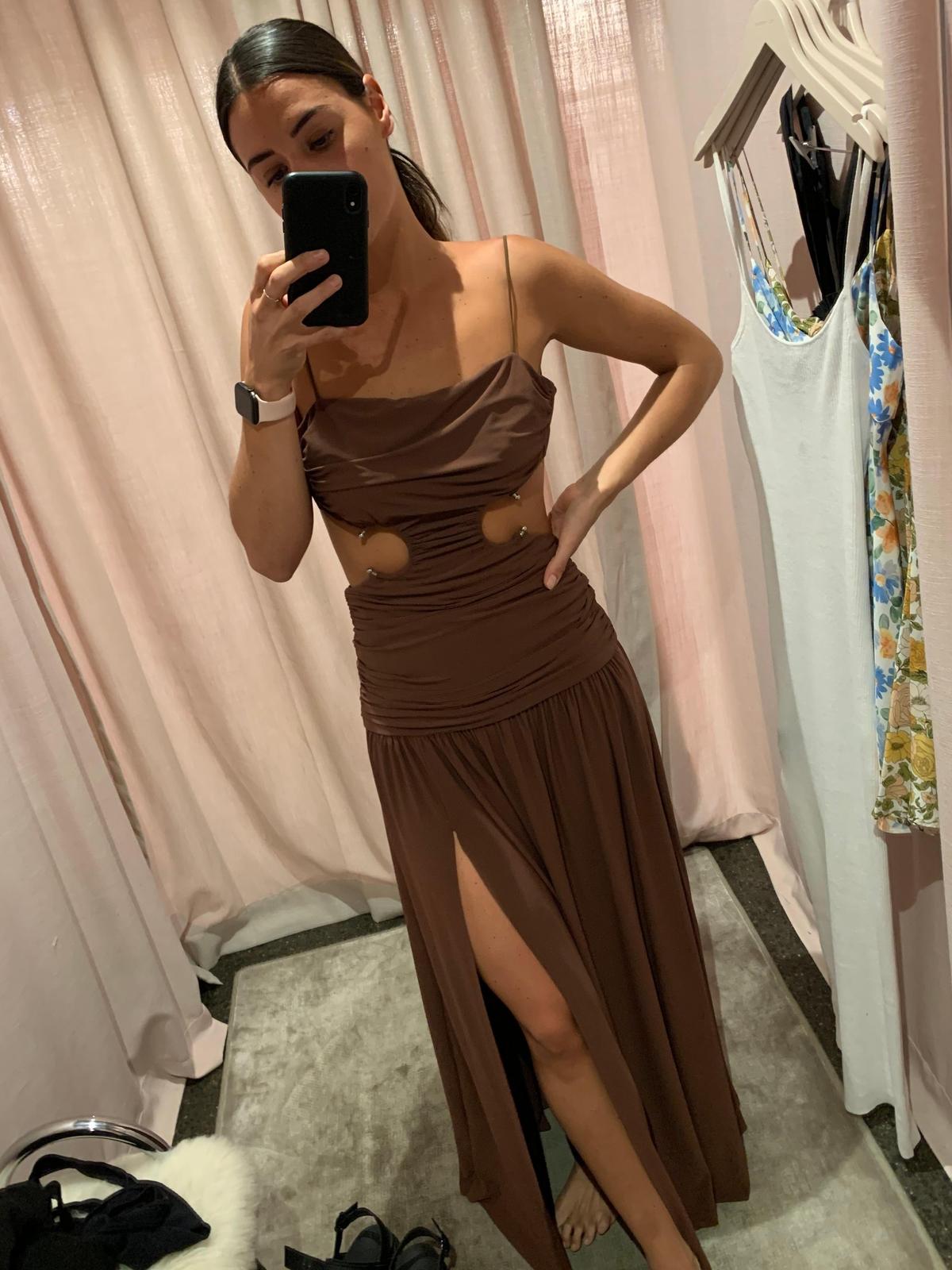 Bec & Bridge Minx Midi Dress Copper Size 8 photo 2