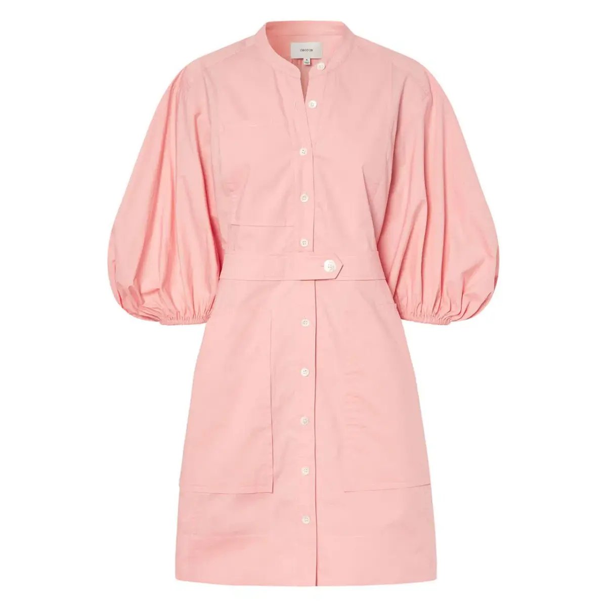 Oroton Short Utility Dress in Primrose Size 8 photo 3